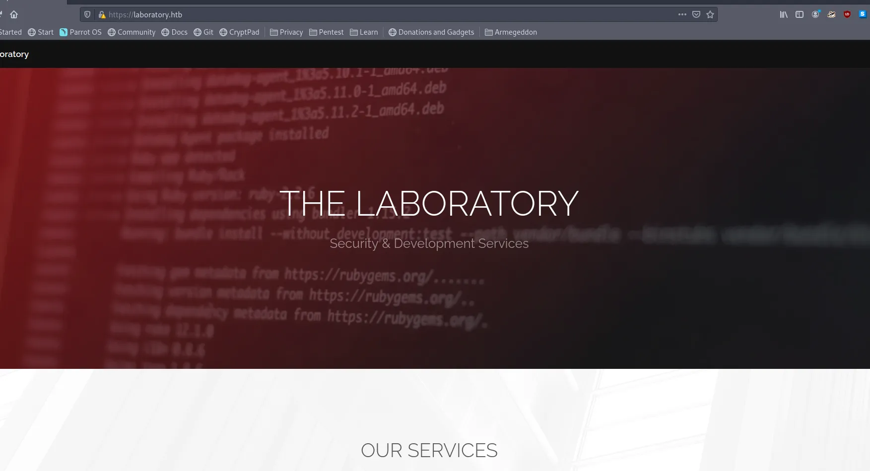 Laboratory Website